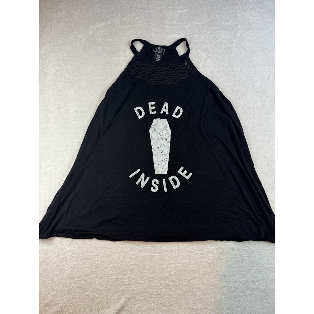 Hot Topic Dead Inside Sleeves Women's Mesh Top 3X  Punk Goth Witch